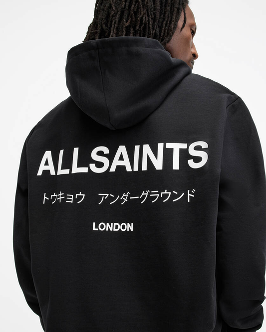 Hoodie ALLSAINTS Underground Zip Logo