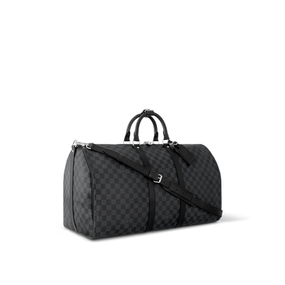 Bolsa Louis Vuitton Keepall 55 Canvas Damier Graphite