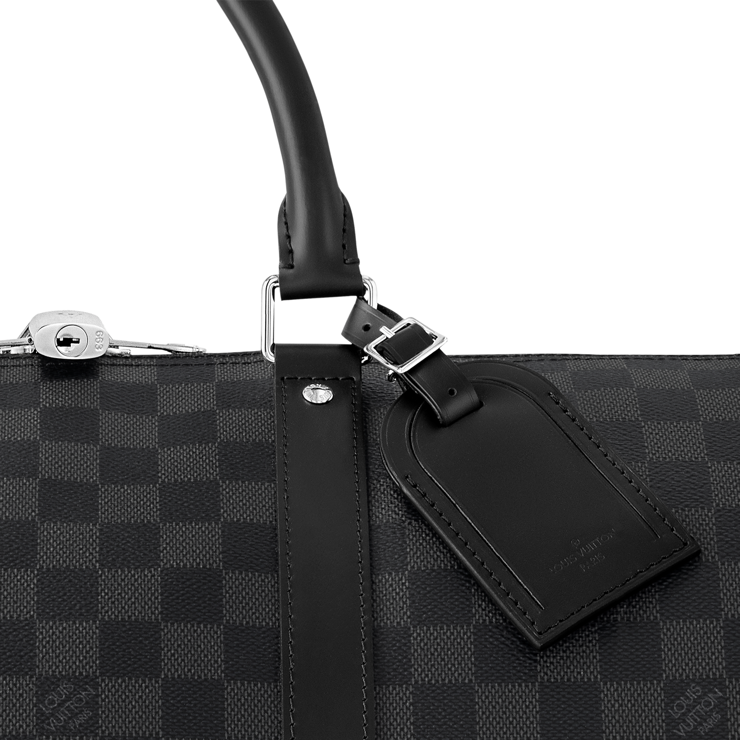 Bolsa Louis Vuitton Keepall 55 Canvas Damier Graphite