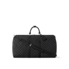 Bolsa Louis Vuitton Keepall 55 Canvas Damier Graphite