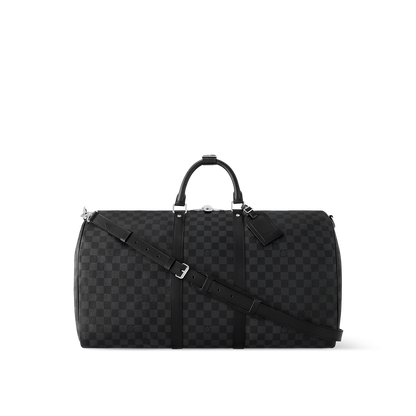 Bolsa Louis Vuitton Keepall 55 Canvas Damier Graphite