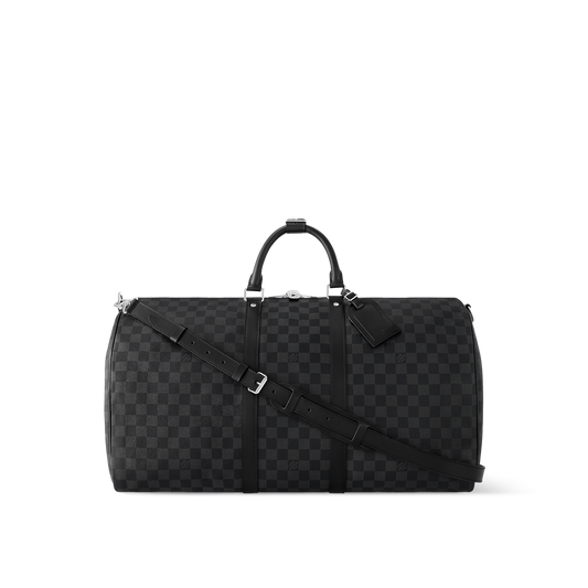 Bolsa Louis Vuitton Keepall 55 Canvas Damier Graphite